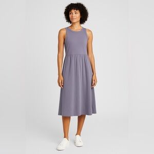 A New Day Women’s Sleeveless Tank Midi Dress Blue Casual Summer Dress Size M